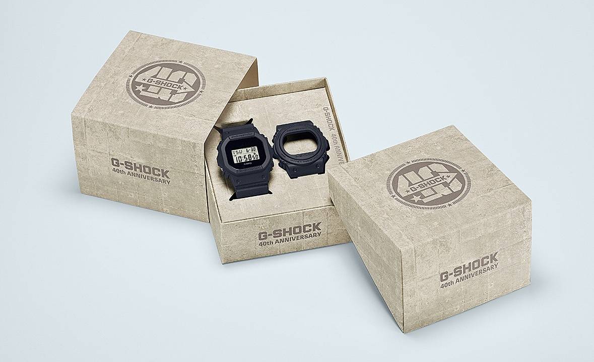 Edição comemorativa de 40 anos do primeiro G-Shock -