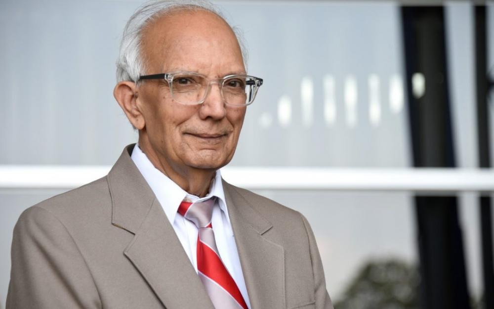 O cientista do solo Rattan Lal, vencedor do prêmio Nobel da Paz em 2007 e do Prêmio Mundial da Alimentação em 2020