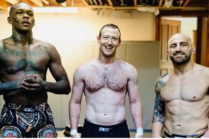 Zuckerberg se prepara para a luta contra Elon Musk ao lado de campeões do UFC