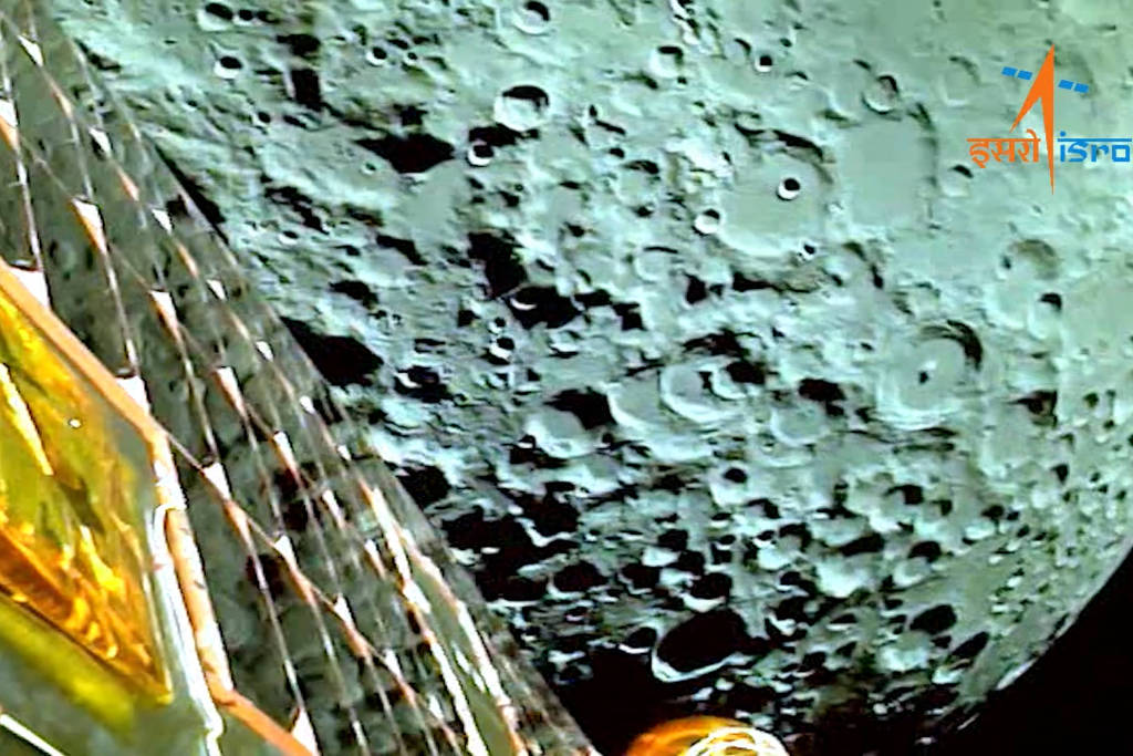 169230499264de8660e3e51_1692304992_3x2_lg LUA - Chandrayaan-3: foto tirada da sonda durante a inserção orbital