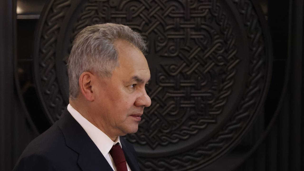 YEREVAN, ARMENIA - NOVEMBER 23: (RUSSIA OUT) Russian Defense Minister Sergei Shoigu seen during the SCTO Summit, on November 23, 2022 in Yerevan, Armenia. Leaders of Russia, Armenia, Belarus, Kazakhstan, Kyrgyzstan and Tajikistan have arrived to Yerevan to participate in the Summit of CSTO (Collective Security Treaty Organisation). (Photo by Contributor/Getty Images)