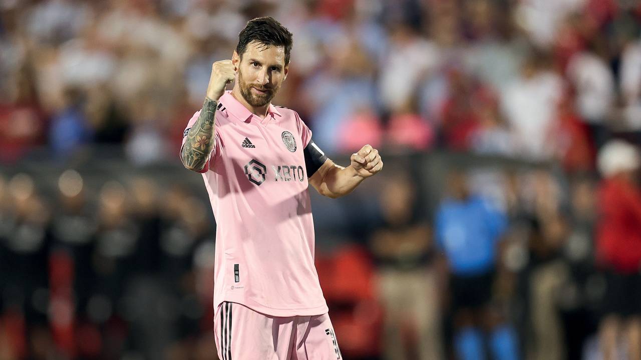 ROSA - O craque de 36 anos, aposta do Inter Miami, de Fort Lauderdale, na Flórida: a messimania no soccer americano