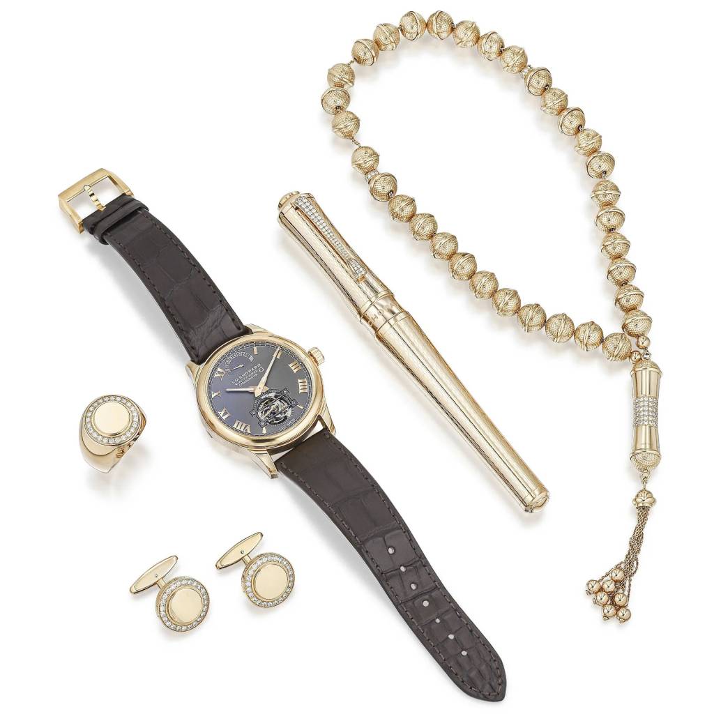JOIAS—CHOPARD-KIT-ROSE-MASCULINO.jpg PERSONALÍSSIMO - Joias avaliadas em 1,1 milhão de reais: incorporadas ao patrimônio de Jair Bolsonaro
