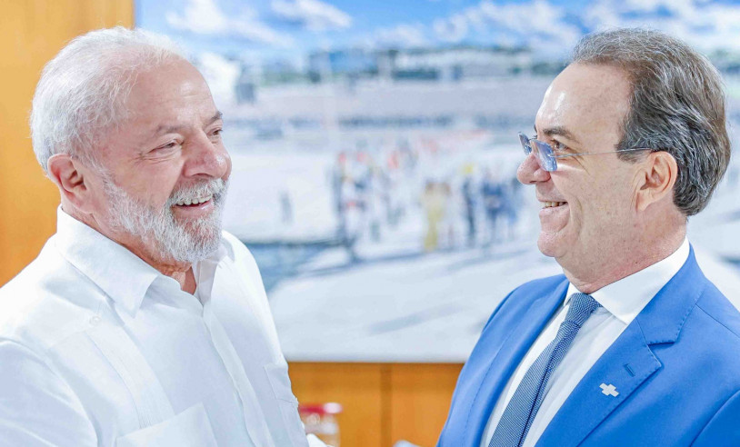 O presidente da República, Luiz Inácio Lula da Silva, e o presidente do Sebrae, Décio Lima