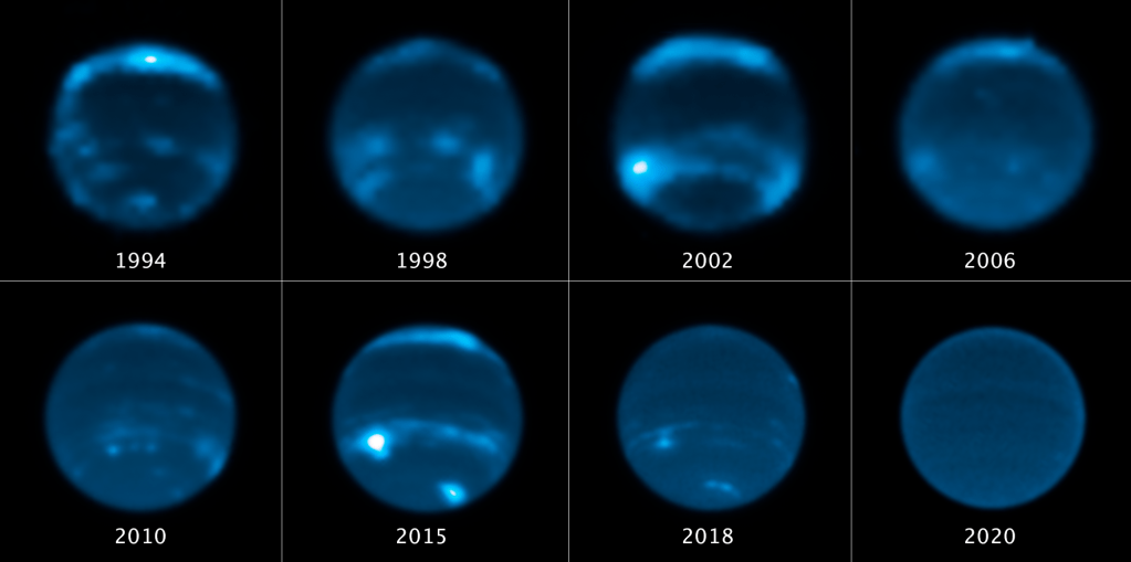 hubble_neptuneclouds_stsci-01h7dm9semy4vg4hr3y1xbh8rf NUVENS - Planeta distante: ciclo de nuvens parece estar conectado ao do Sol