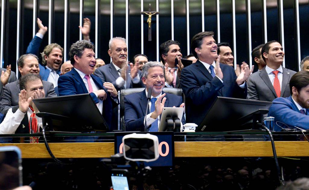 img20230706220638038.jpg PRESSA - Arthur Lira: o presidente da Câmara prometeu dar celeridade à votação do novo marco fiscal