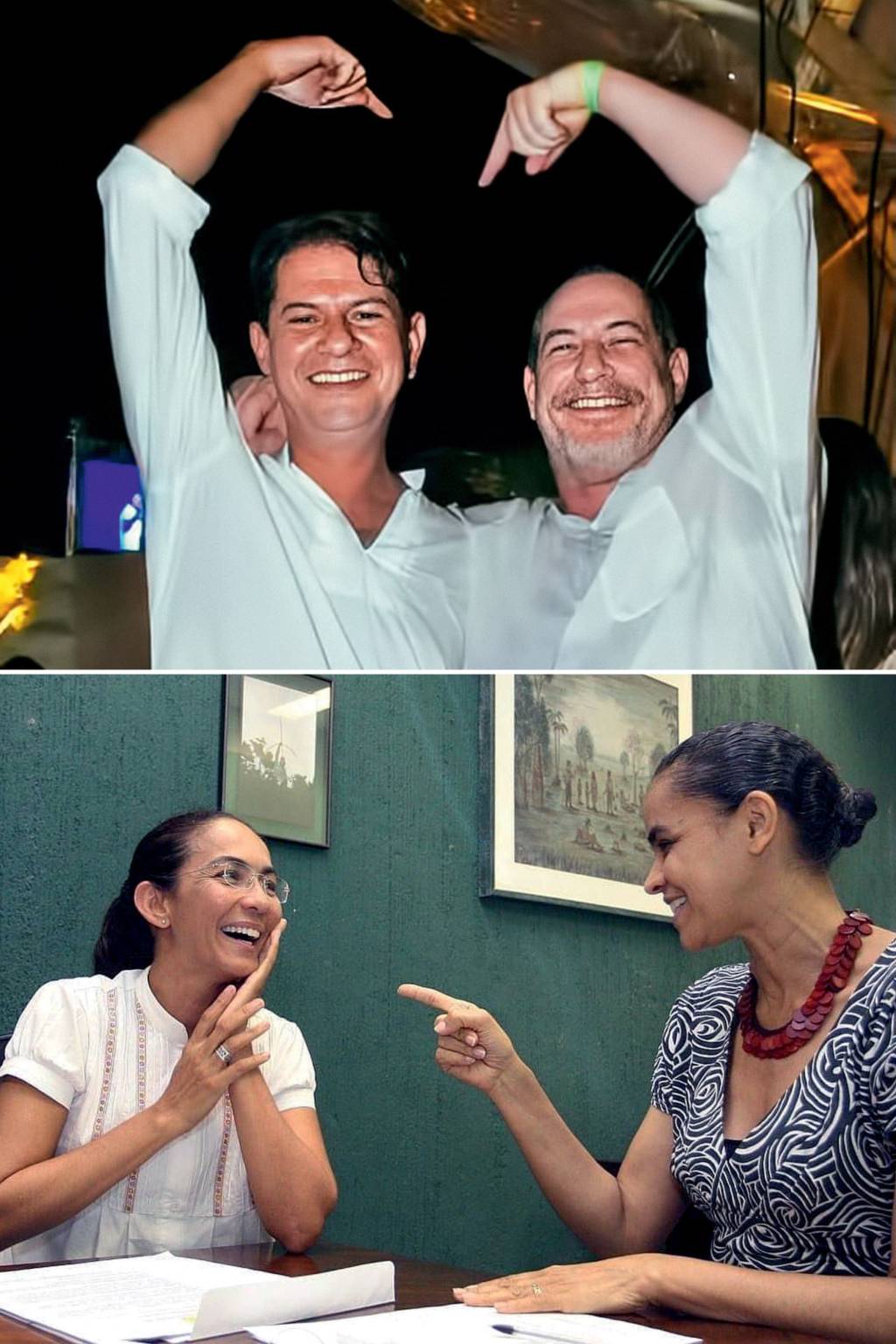 Cid-Ciro-Heloísa-Marina EX-AMIGOS - Os irmãos Cid e Ciro Gomes, do PDT, e as ex-aliadas Heloísa Helena e Marina Silva, da Rede: parcerias políticas não resistiram às divergências em seus partidos, que vão de dinheiro à relação com o PT e Lula