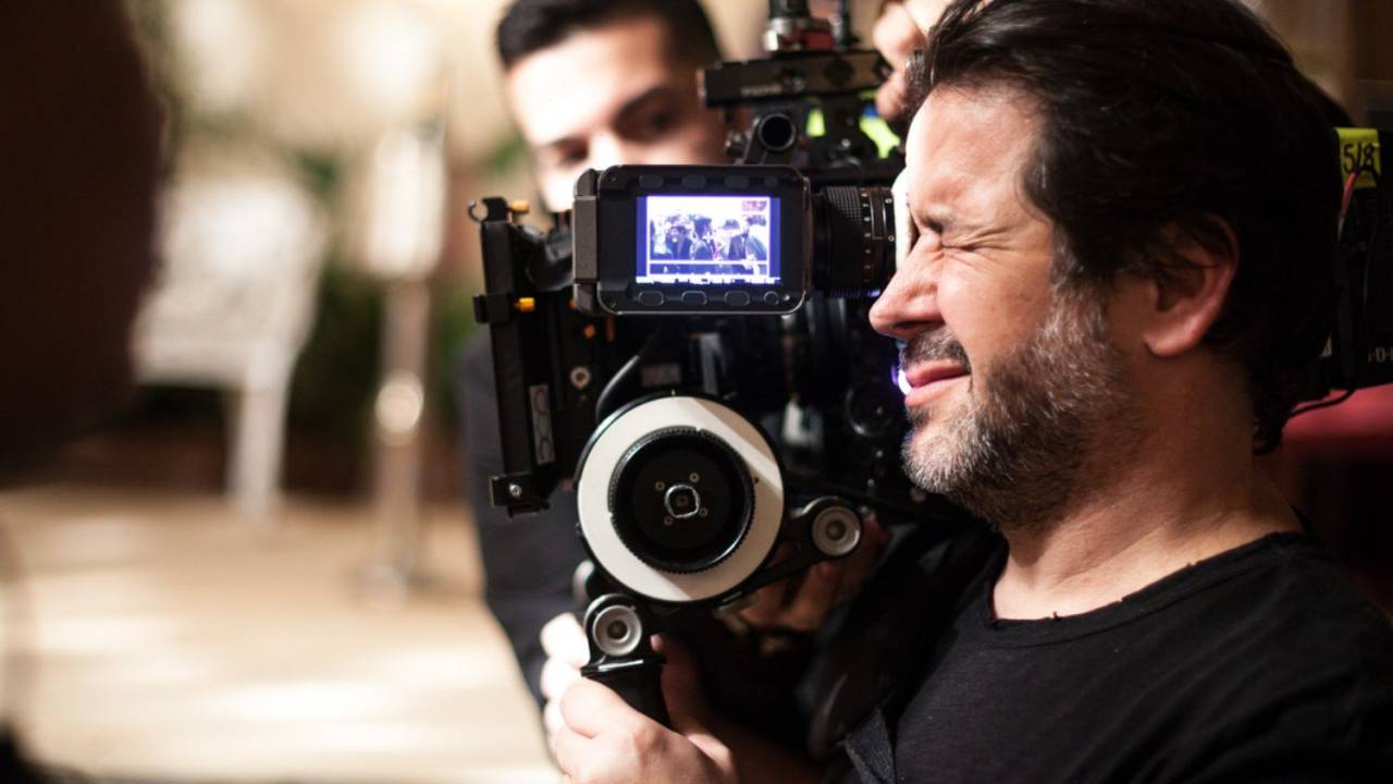 Murilo Benício nos bastidores de 'Pérola'
