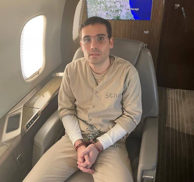 Ovidio Guzmán, m dos filhos do traficante mexicano Joaquin "El Chapo" Guzman, foi extraditado na última sexta-feira, 15.
