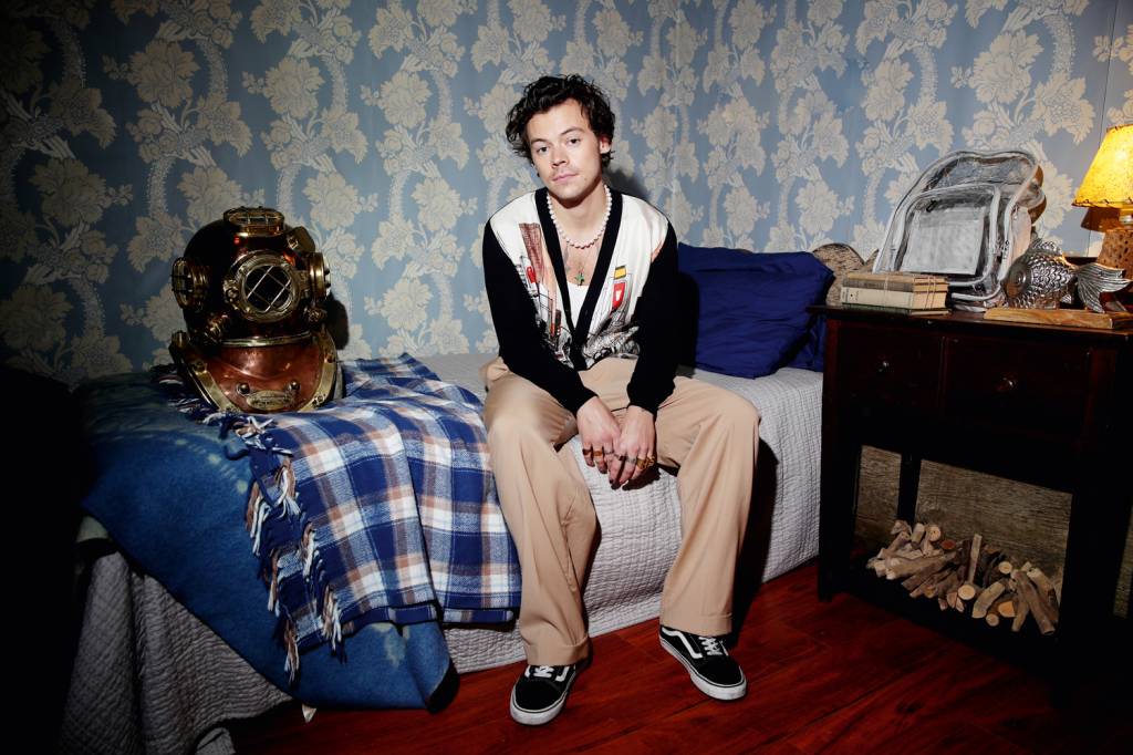 GettyImages-1193556198.jpg INFLUÊNCIA - O cantor Harry Styles e seu Vans: referência