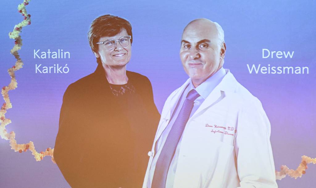 Nobel vai para descobertas que resultaram nas vacinas de RNA para Covid-19