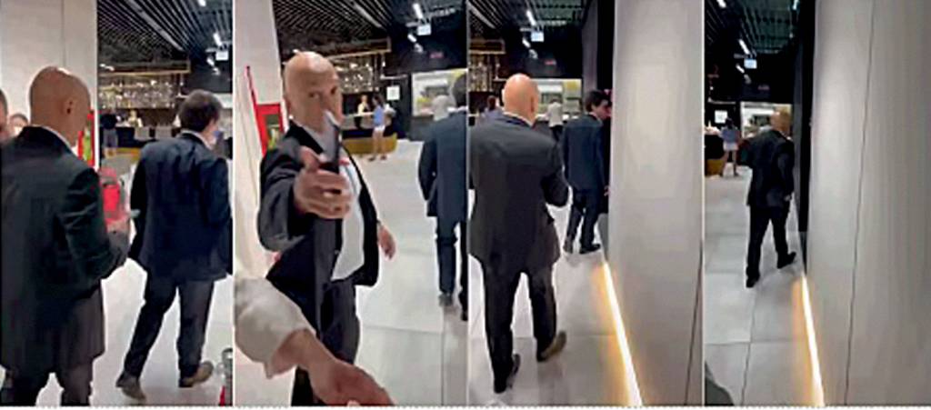 2 FRAME ALEXANDRE DE MORAES ITALIA 2023.jpeg Relatório da Polícia Federal foi apresentado na tarde desta quinta-feira, 14