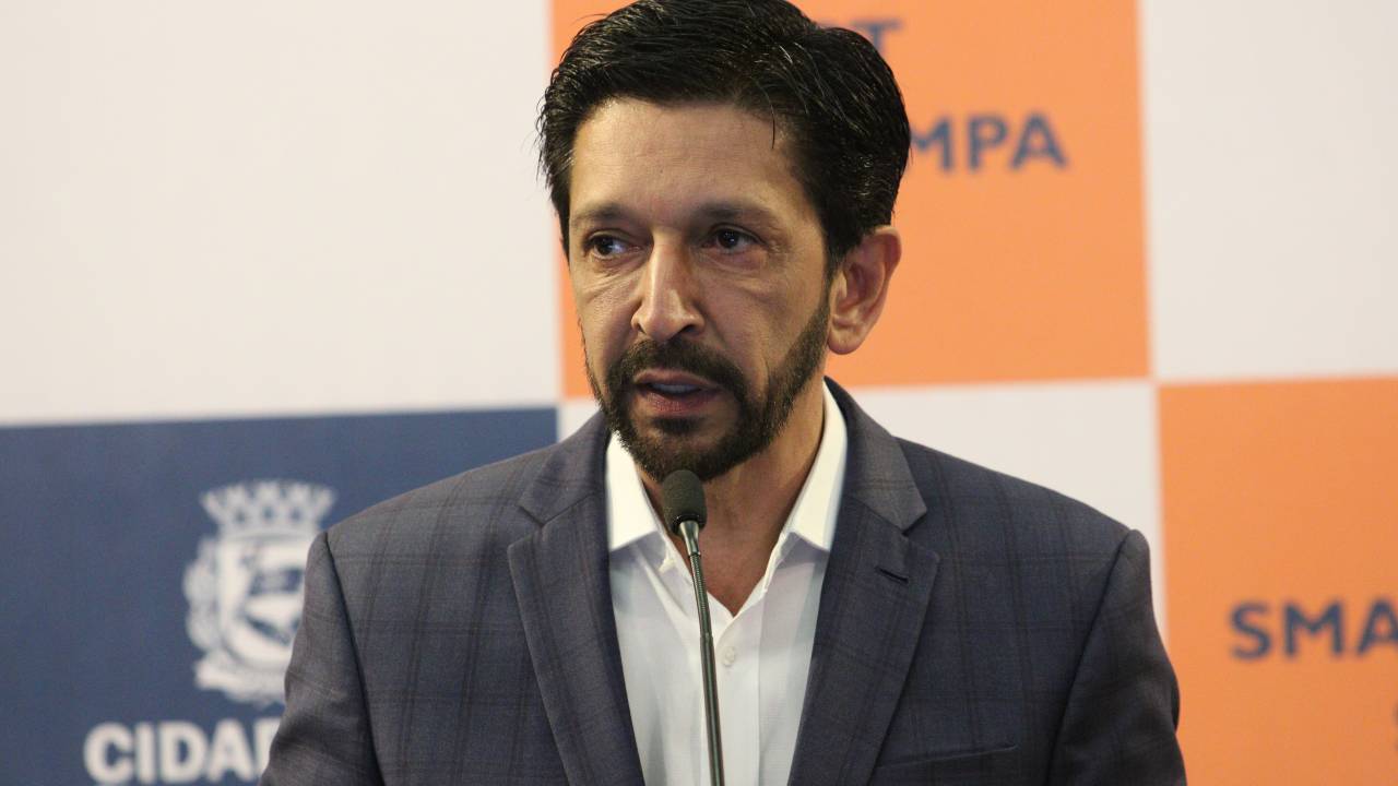 O prefeito de São Paulo, Ricardo Nunes (MDB)