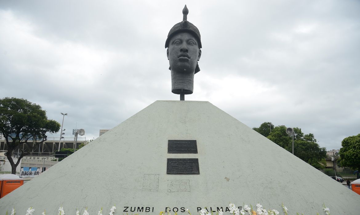 Monumento a Zumbi dos Palmares, no Rio de Janeiro