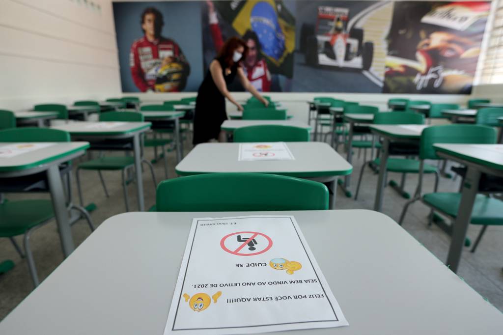 Volta às aulas nas escolas estaduais de São Paulo Volta às aulas nas escolas estaduais de São Paulo
