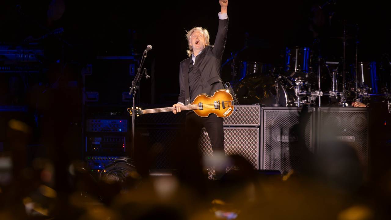 Paul McCartney se apresenta no Allianz Parque, em São Paulo, em 07/12/2023
