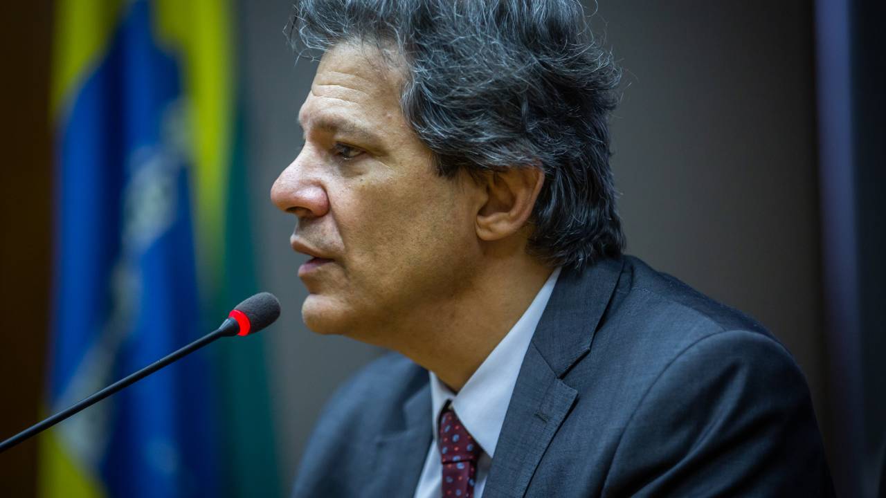 O ministro da Fazenda, Fernando Haddad