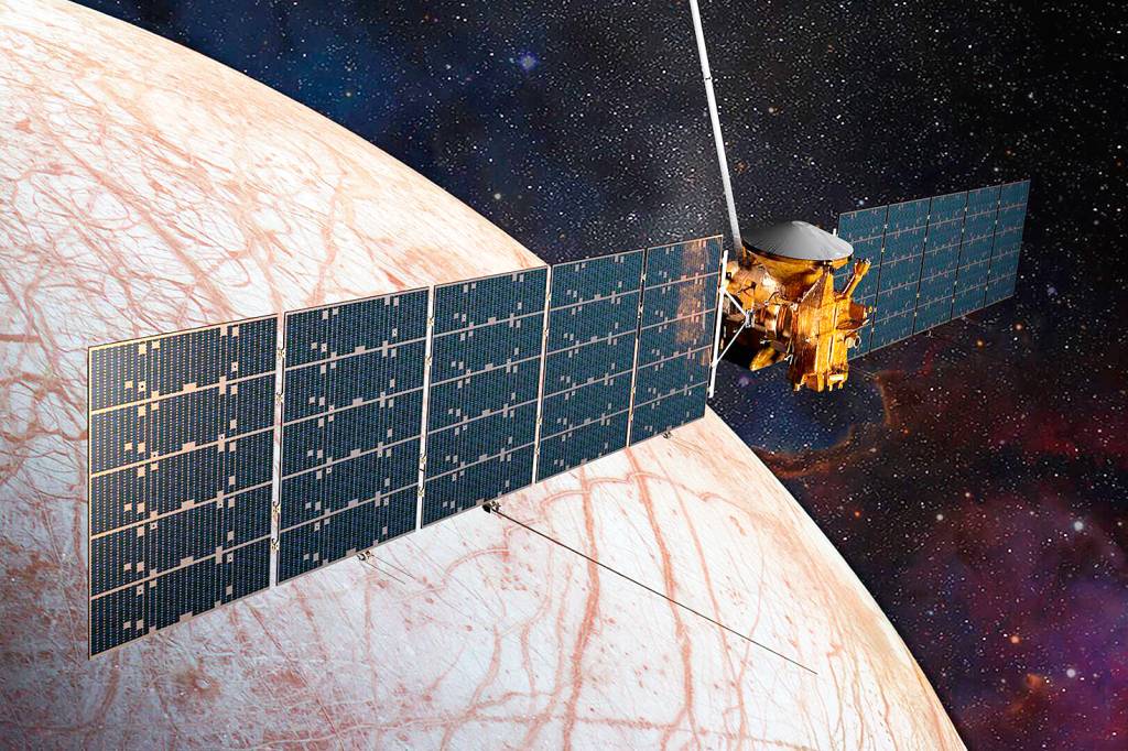 2 – (menor) Europa-Clipper.jpg SONDA - Missão ambiciosa: Clipper investigará de perto a lua joviana