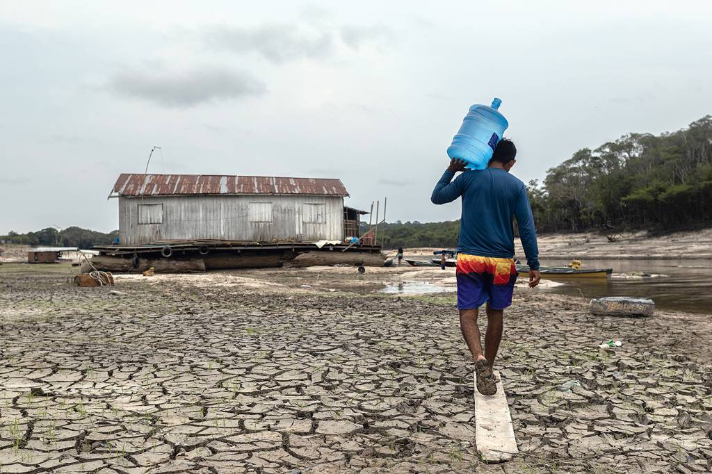 Superficie de agua en principal zona de la Amazonía brasileña cae al menor nivel en 5 años Superficie de agua en principal zona de la Amazonía brasileña cae al menor nivel en 5 años