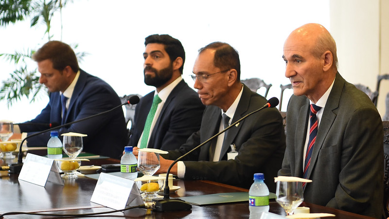 Marcos Antônio Amaro (à direita), ministro-chefe do GSI