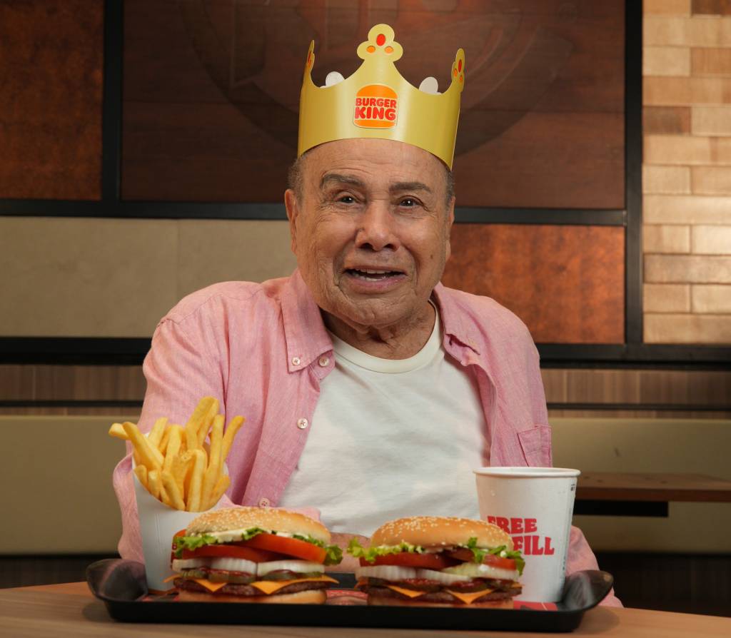 Como Stênio Garcia virou piada em campanha do Burger King