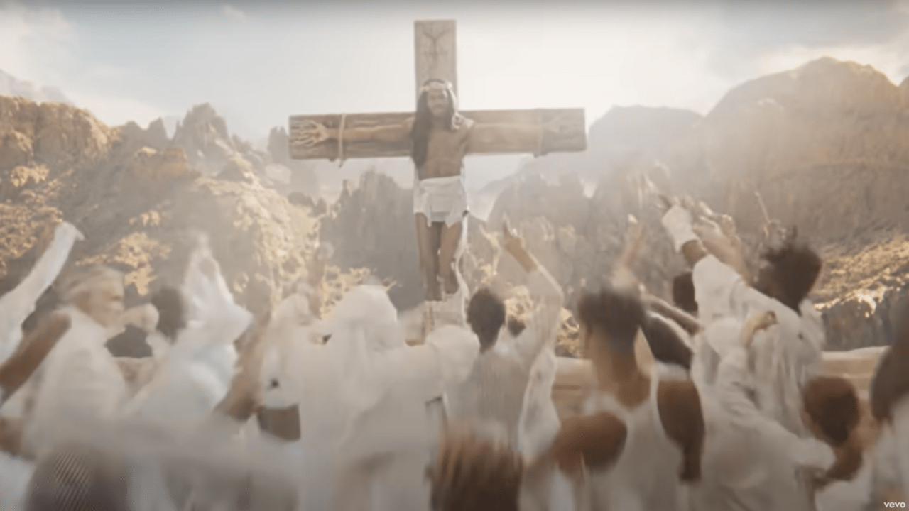 Cena do clipe 'J Christ', de Lil Nas X