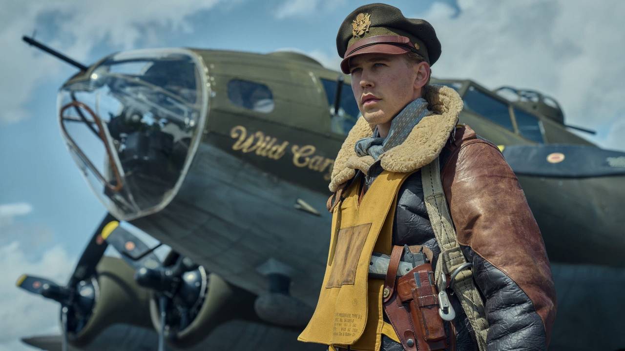 Austin Butler em 'Mestres do Ar'