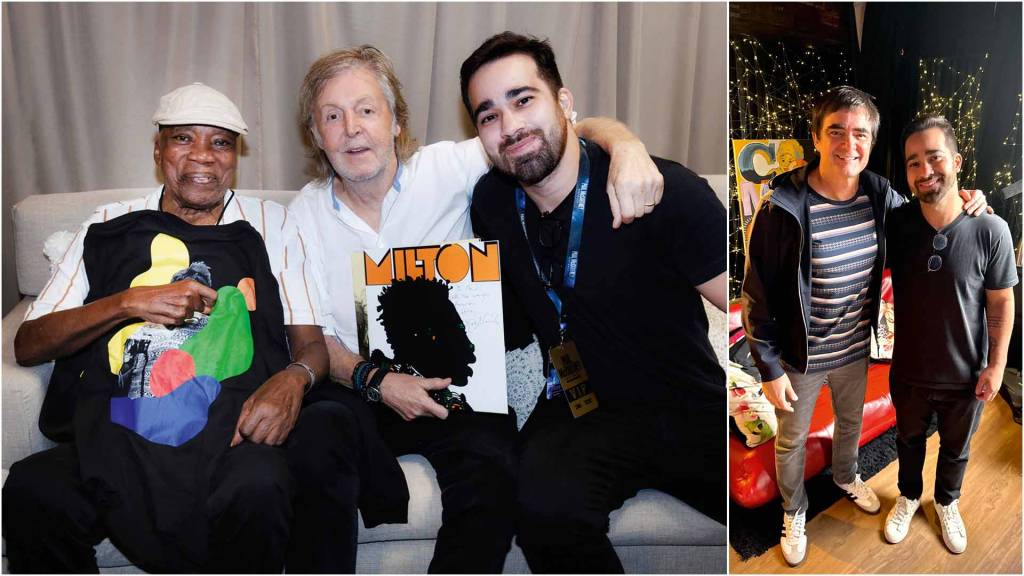 2—Cópia-de-231203_PM_BeloHorizonte_0341RT2.jpg NA PISTA - Com McCartney em BH (à esq.) e com Samuel Rosa no estúdio: esforço para rejuvenescer a obra de seus ídolos