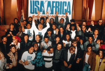 Gravação de 'We Are The World'