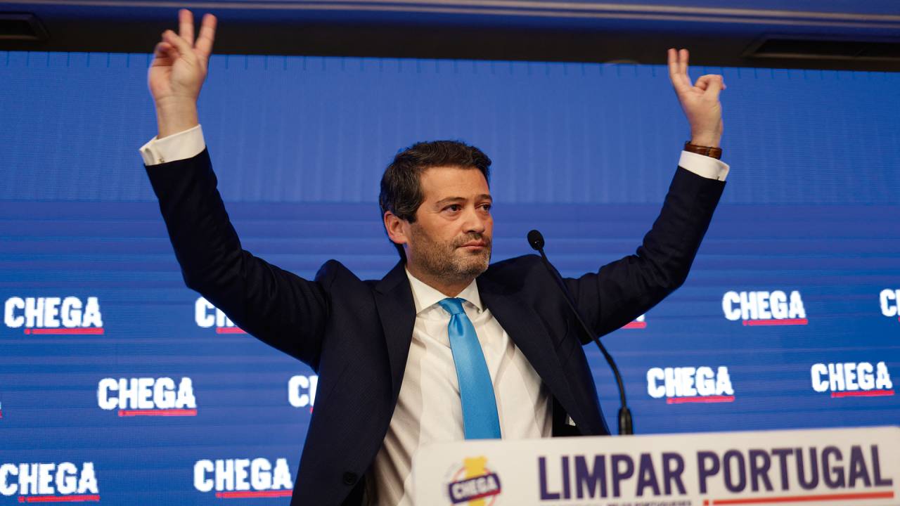 LIMPEZA - Ventura, do Chega: a principal bandeira do partido radical é acabar com a imigração, a quem culpa pelos males