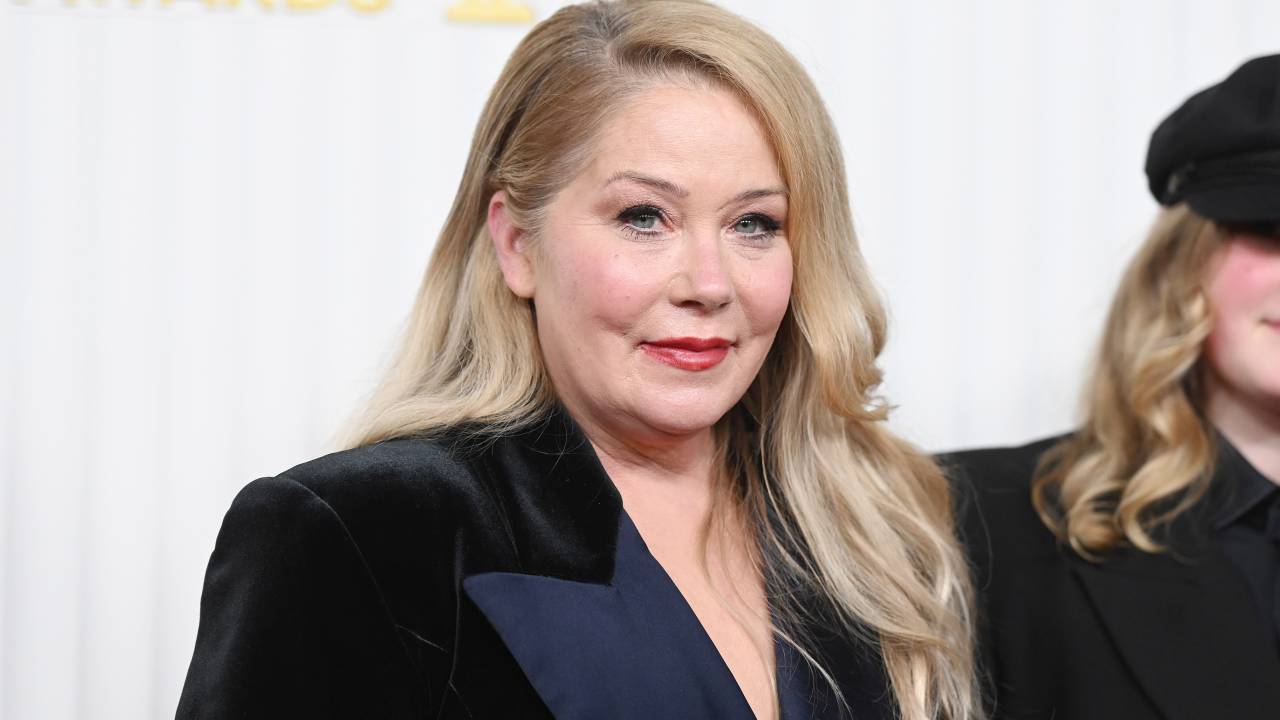 Christina Applegate no Prêmio do Sindicato dos Atores em Los Angeles, 2023