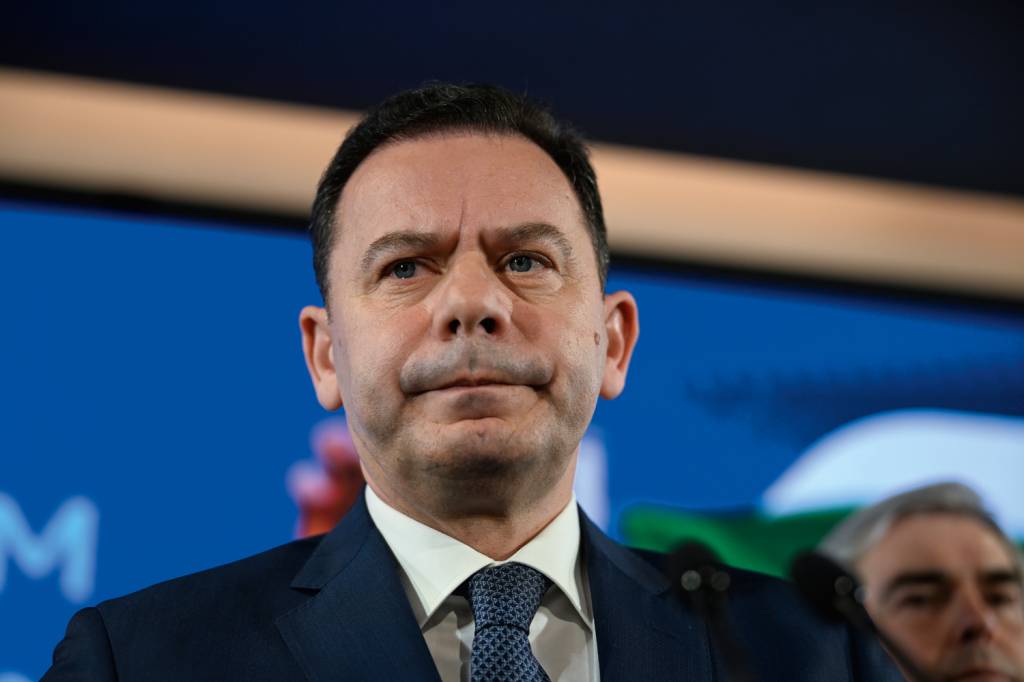 GettyImages-2074731947.jpg SAIA JUSTA - Montenegro, de centro-direita: dificuldade para formar maioria