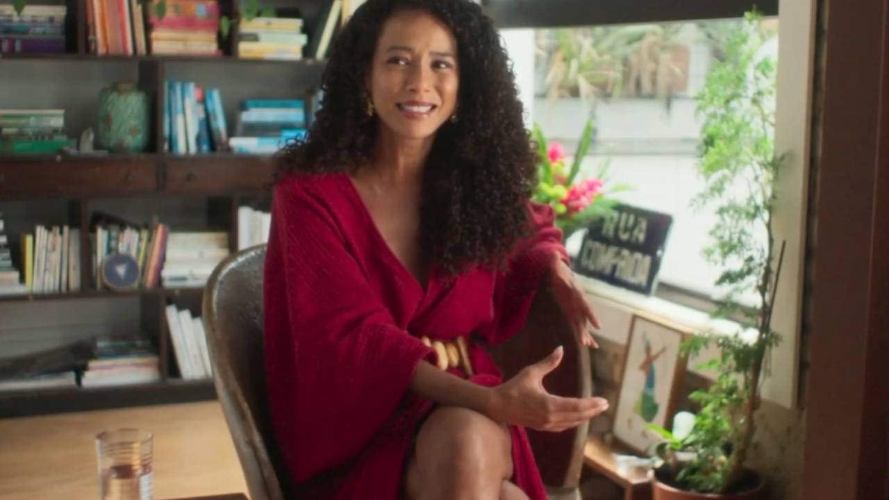 Taís Araujo no documentário 'Tributo - Manoel Carlos', da Globo