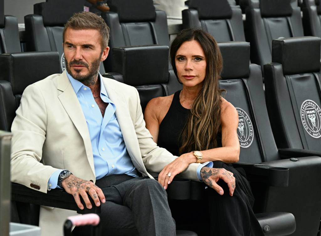 000_33PX942.jpg CASAL FASHION - Com o marido, David Beckham: parceria na vida e no estilo