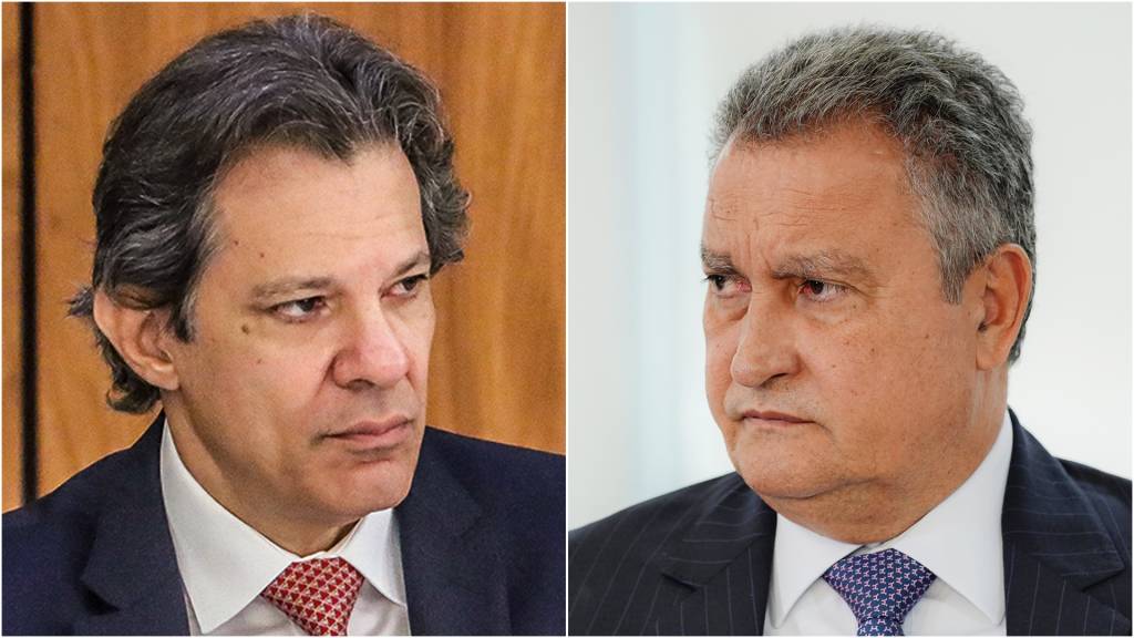 POL336015.JPG INFLUÊNCIA - Haddad e Costa: o embate entre os dois ministros mais poderosos do governo ganhou uma nova arena