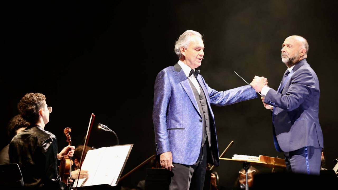 Andrea Bocelli na noite de sábado, 25 de maio, no Allianz Parque