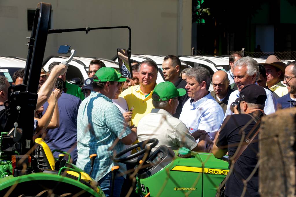 Abertura da Agrishow POLÍTICA - Bolsonaro, Tarcísio e Caiado: aparição na Agrishow