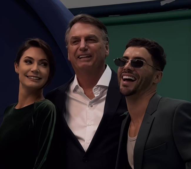 Michelle Bolsonaro, Jair Bolsonaro e Agustin Fernandez: melhor amigo da ex-primeira-dama tem 70% dos clientes do maquiador e influencer são bolsonaristas