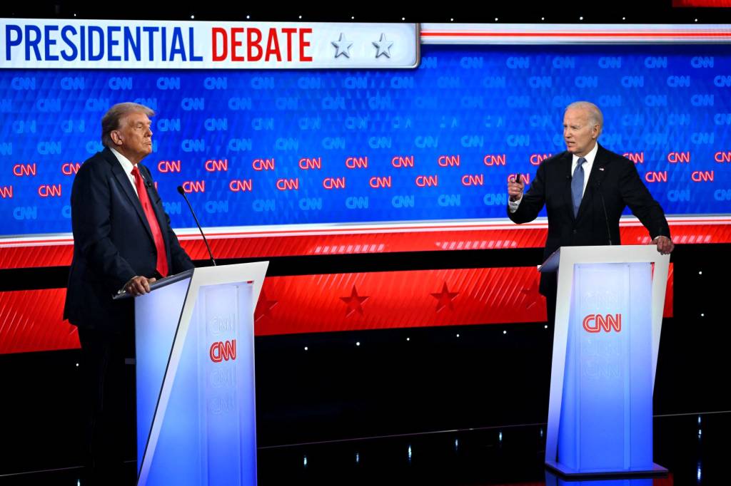 A audiência do primeiro debate presidencial entre Joe Biden e Donald Trump