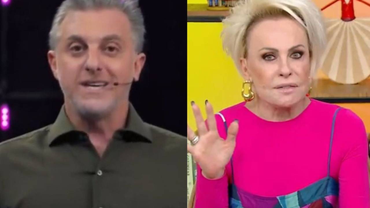 Luciano Huck e Ana Maria Braga protestaram contra o projeto ao vivo