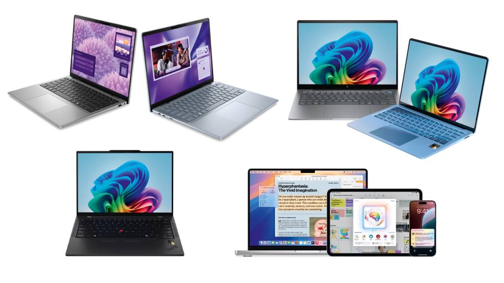 Notebooks Nova geração de notebooks, dotados de IA: além de lançamentos da Dell, há produtos de marcas como HP, Lenovo, Microsoft e Apple