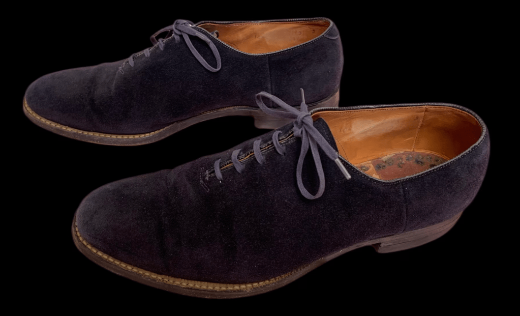 Screenshot 2024-06-28 102455 Os famosos sapatos de camurça azul de Elvis Presley serão leiloados