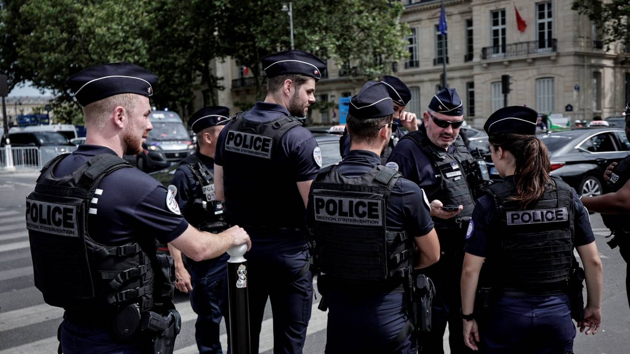 Polícia da França - Jogos de Paris - Jogos Olímpicos - Olimpíada - Paris 2024