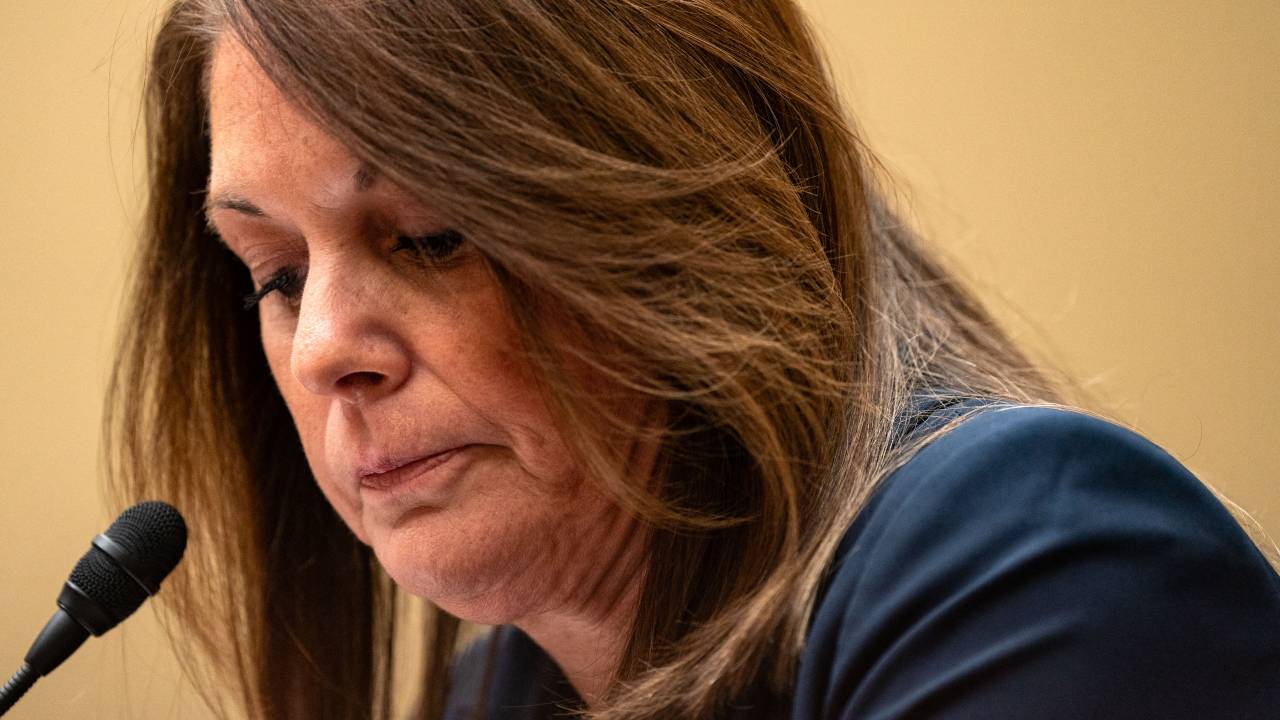 WASHINGTON, DC - JULY 22: United States Secret Service Director Kimberly Cheatle testifies before the House Oversight and Accountability Committee during a hearing at the Rayburn House Office Building on July 22, 2024 in Washington, DC. The beleaguered leader of the United States Secret Service has vowed cooperation with all investigations into the agency following the attempted assassination of former President Donald Trump. Kent Nishimura/Getty Images/AFP (Photo by Kent Nishimura / GETTY IMAGES NORTH AMERICA / Getty Images via AFP)