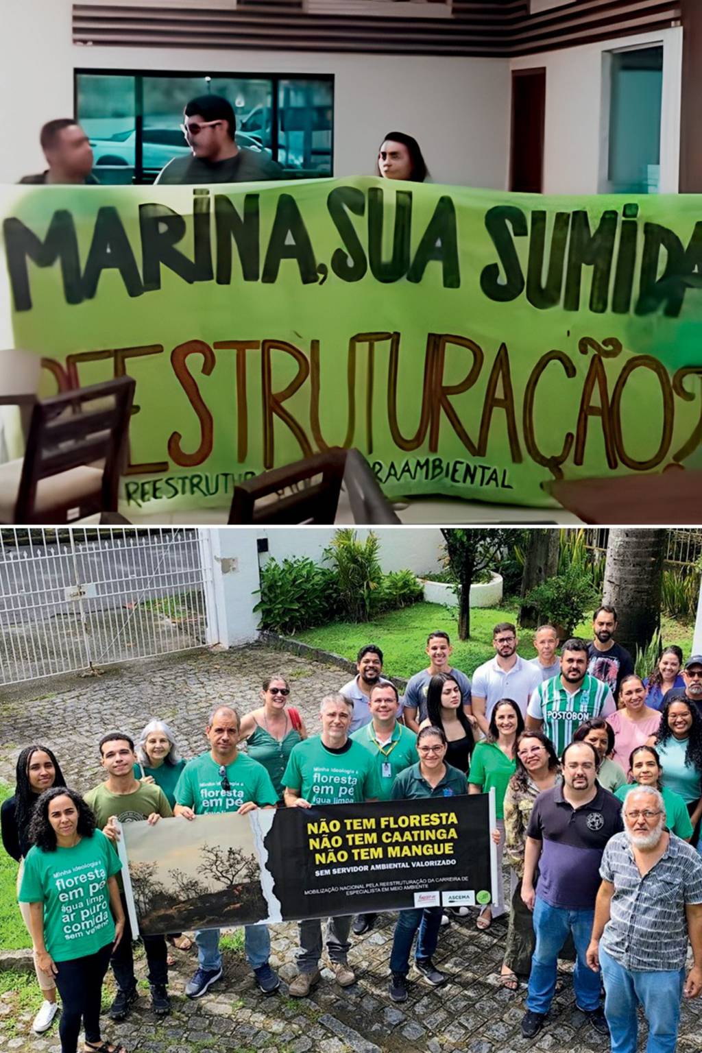 4387943879 EM GREVE - Servidores ambientais: cobrança por reajuste salarial e reestruturação de carreiras