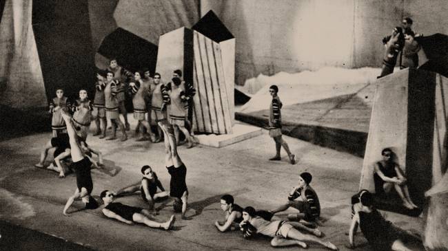 Le Train Bleu Le Train Bleu, performed by Serge Diaghilev's Ballets Russes, June 1924, 1924. Private Collection. Creator: Unknown photographer. (Photo by Fine Art Images/Heritage Images via Getty Images)