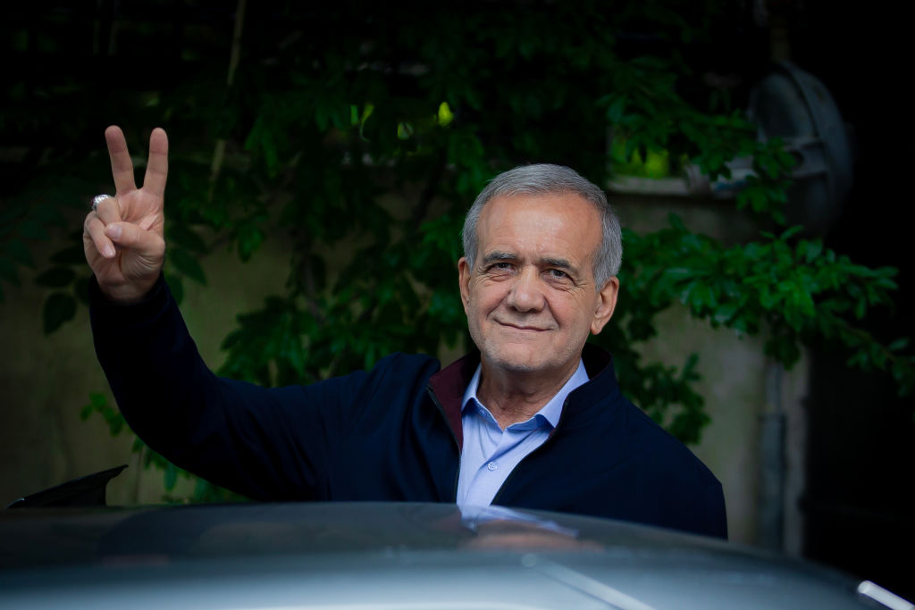 O presidente eleito do Irã, o reformista Masoud Pezeshkian -