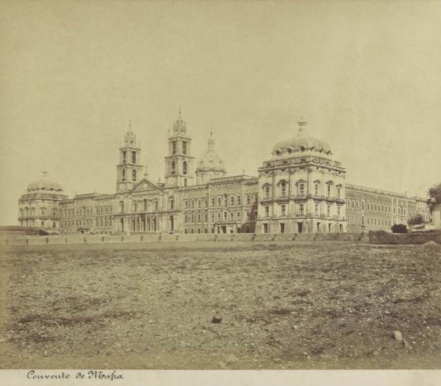 Palácio de Mafra - Fotografia é o registro mais antigo do Palácio - Palácio de Mafra - Fotografia é o registro mais antigo do Palácio -