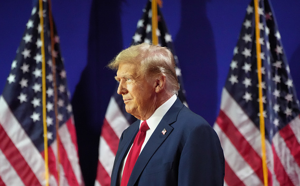 Ex-presidente dos Estados Unidos, Donald Trump, durante conferência em Washington. 22/06/2024