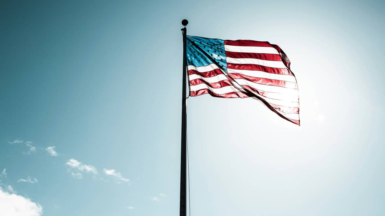 bandeira EUA Estados Unidos